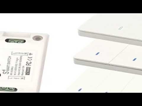 Diese Smart Light Switch Push Button WiFi/433Mhz Wireless Remote Control Wall Switch AC85~220V