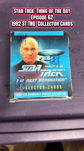 Star Trek: Thing of the Day Episode 62 1992 ST:TNG Collector Cards - This is my attempt to try to share one Star Trek thing every day that most people have never seen or at least something interesting. #trektok #startrek #trekkie #cards