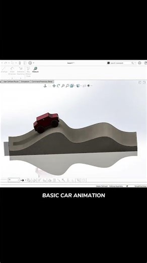 Basic Car Animation using Solidworks #mechanicalengineering #design #cad #animation #shorts #yt