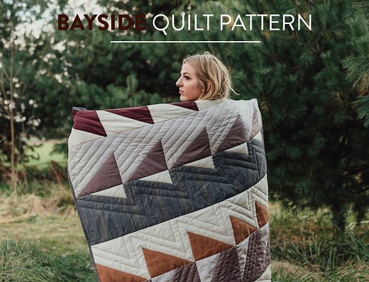 Bayside Quilt Pattern   Video Tutorial! - Suzy Quilts