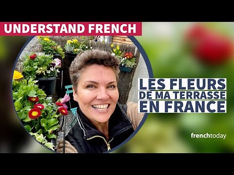 Les noms des fleurs en français - flower names in French - understand French