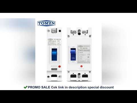 TOMZN Solar Molded Case Circuit Breaker MCCB Overload Protection Switch Protector for Solar Photovol