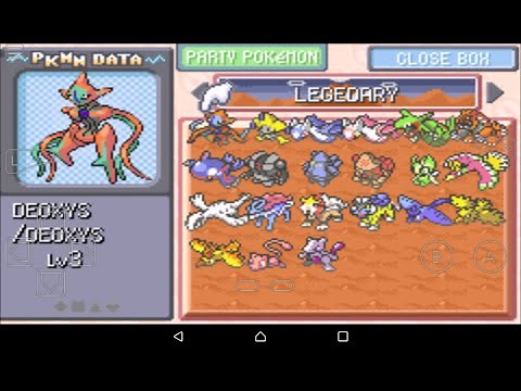 Pokemon Sapphire All legendary pokemon cheats codes