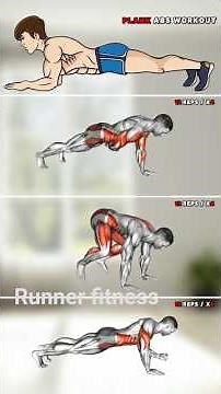 4 Best Plank Variations for Ripped Abs | Plank Abs Workout 🔥 #homeworkout