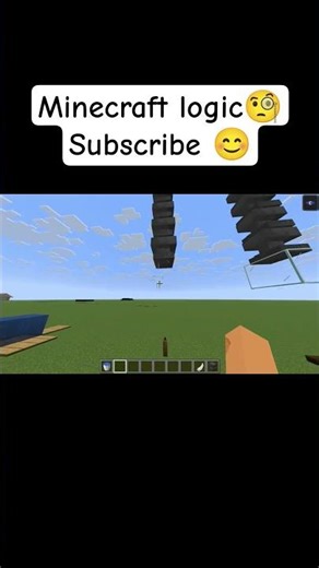 Minecraft logic 🧐 #shorts #minecraft