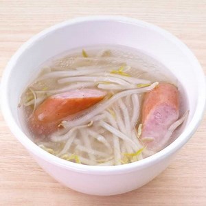 とっても簡単！ もやしとソーセージのコンソメスープのレシピ動画・作り方 | デリッシュキッチン