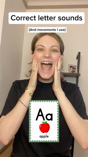 Beck Goodman, M. ED | Play-Based Early Literacy Specialist on Instagram: "So many grownups struggle with pronouncing the letter sounds *correctly* but it is such a game changer for kids learning to read. 📚 Comment "cards" and I'll send you a link to my alphabet letter cards!"