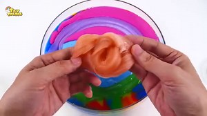 Mixing All My Slimes Smoothie Satisfying Slime Videos Kinetic Sand Slime for Kids