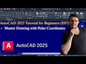 AutoCAD 2025 Tutorial for Beginners (E07) | Master Drawing with Polar Coordinates