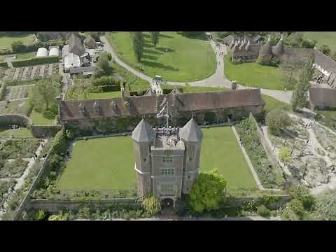 Aerial Exploration of Sissinghurst Castle Garden | Stunning Drone Footage!