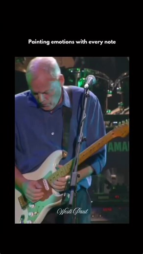 G i l m o u r i s t on Instagram: "Drifting through space and time! David Gilmour performing 'Marooned' live at The Strat Pack concert, celebrating 50 years of the Fender Stratocaster on September 24, 2004, at Wembley Arena, London. #fenderguitars #stratocaster #davidgilmour"