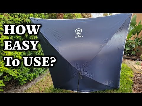 Reviewed: EVER ADVANCED Pop Up Projector Screen for Outdoor,84" (16:9) HD Projection Screen