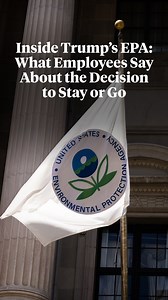 18K views · 269 reactions | More than 300 career employees at the Environmental Protection Agency have left their jobs. Those who remain face a painful decision: resign or work for an administration that plans to radically reshape the EPA while reversing environmental protections. #epa #EnvironmentalProtectionAgency #federalworkers #trump #trumpadministration | ProPublica | Facebook