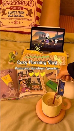 Cozy morning asmr vlog featuring Haruharu wonder sunscreen duo 💛 #cozyhome #cozy #cozymornings