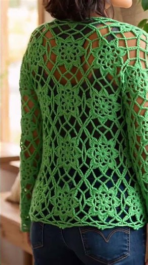 Crochet jacket written pattern #crochet