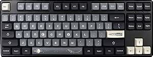 JSJT Custom Key Caps PBT XDA Profile Keycaps Aerospace Apollo Themed Keycap 133 Keys for 61/64/68/87/96/104/108 Cherry Gateron MX Switches Mechanical Gaming Keyboard(6.25U 7U Spacebar)