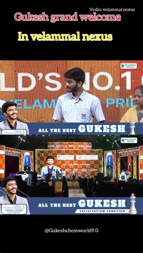 #gukesh at velammal nexus recive mercede key🔑#world champion #grand welcome🎉#ytshorts #viral