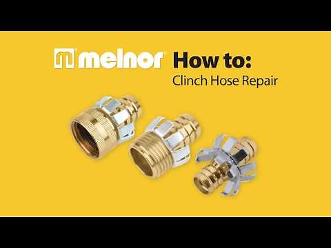 Melnor® How To: Metal Clinch Hose Repair