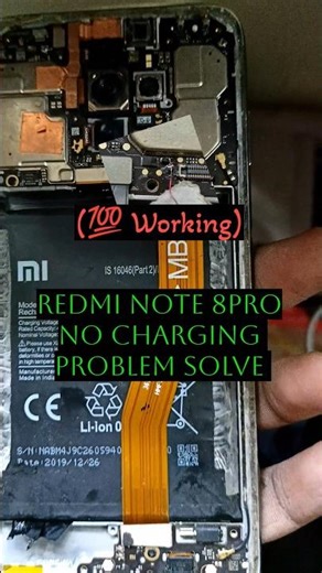 Redmi Note 8pro Charging Jumper💯 No Charging Problem Solution#redminote8pro#chargingsolutions#repair