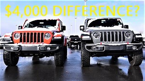 Today I compare a Wrangler Rubicon to a Gladiator Rubicon! | Ben Hardy Cars