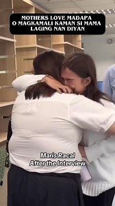 Maris Racial after interview 😔 Mothers Love #hannalife34 #fbreelsfypシ゚viral #fypシ゚ #kerim47 #foeyoupage #foryouシ #TEAMHAWAKKAMAY #hannalife #paybedok | Hanna Balad-on