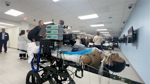 New simulation center prepares military medics for combat injuries