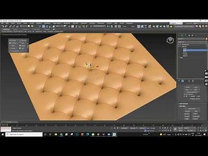 how to create sofa tufting modeling in 3ds max II how to creat Mattress Modeling in 3ds max