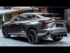 Luxury Redefined! Launching The 2026 Lexus RX 350 - OffersTechnology, comfort, and luxury Combined
