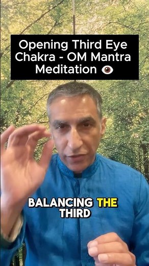 Opening Third Eye Chakra with OM Mantra Meditation 🧘‍♂️ Activate Inner Awareness