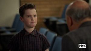 Sheldon discovering the pain of finding a sick burn hours after the fight is over. #YoungSheldon | TBS Network