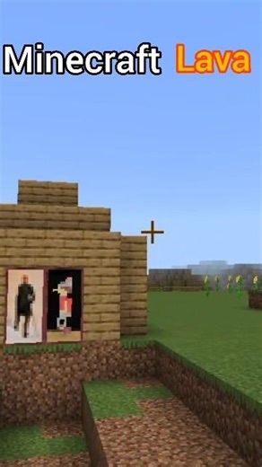 Minecraft Lava Bridge🤯||#minecraft