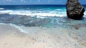 Closer view of plastics