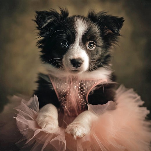 Border Collie Ballet Dog Print – Cute Ballerina Puppy Nursery Wall Art (instant Download) - Etsy UK