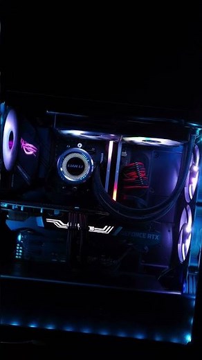 GAMING PC RAVE SYNC RGB HARDSTYLE (satisfying) RATE 1-10🔥 #shorts #dj #fypシ #remix