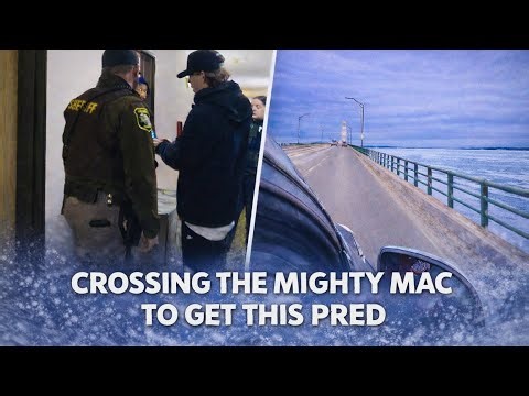 Crossing the Mighty Mac to get this pred 🌉