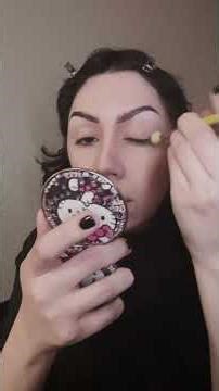 recreating my high school gothic doll makeup #goth #livingdoll #dollmakeup