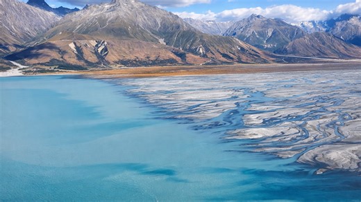 How did these water patterns form?