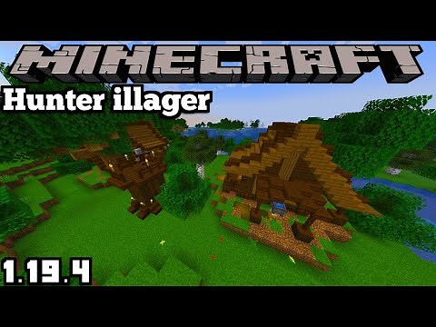 HUNTER ILLAGER MOD - MINECRAFT 1.19.4 (MOD SHOWCASE)