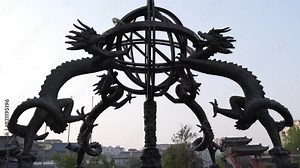 The Chinese used the armillary sphere in aiding calendrical computations and calculations.