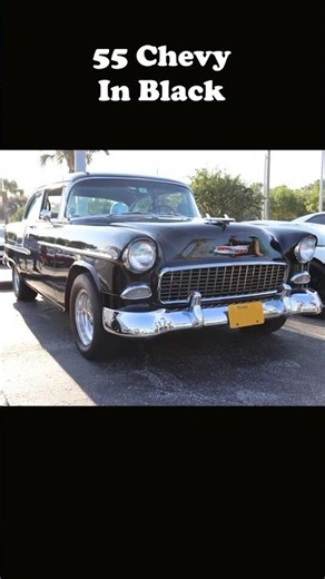 55 Chevy In Black
