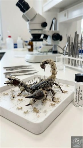 Scorpion Specimen Transformation | Skeleton Reveal