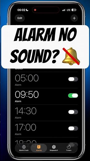 iPhone Alarm Not Ringing? Fix This