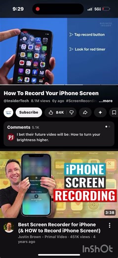How to screen record on iphone! #easy Record music for offline use.... Stored in camera roll