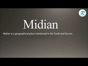 How to pronounce Midian