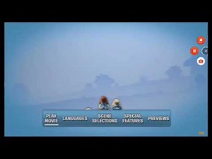 The Smurfs (2011) DvD Menu Walkthrough