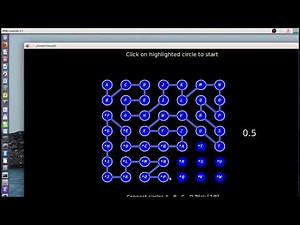 PEBL Connections Task (Version of trail-making test).