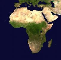 Physical Map of Africa (Level I)