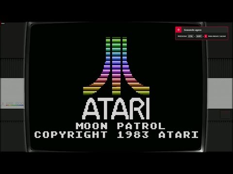 Atari 5200 – Moon Patrol (1983) | Classic Side-Scrolling Shooter with Parallax Scrolling