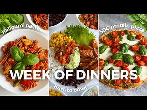 Easy High-Protein Meals for the Week | 5 Healthy Dinner Recipes