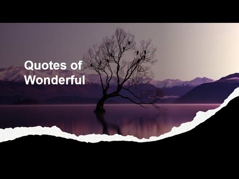 Wonderful Quotes of Life | Inspirational Sayings to Brighten Your Day
